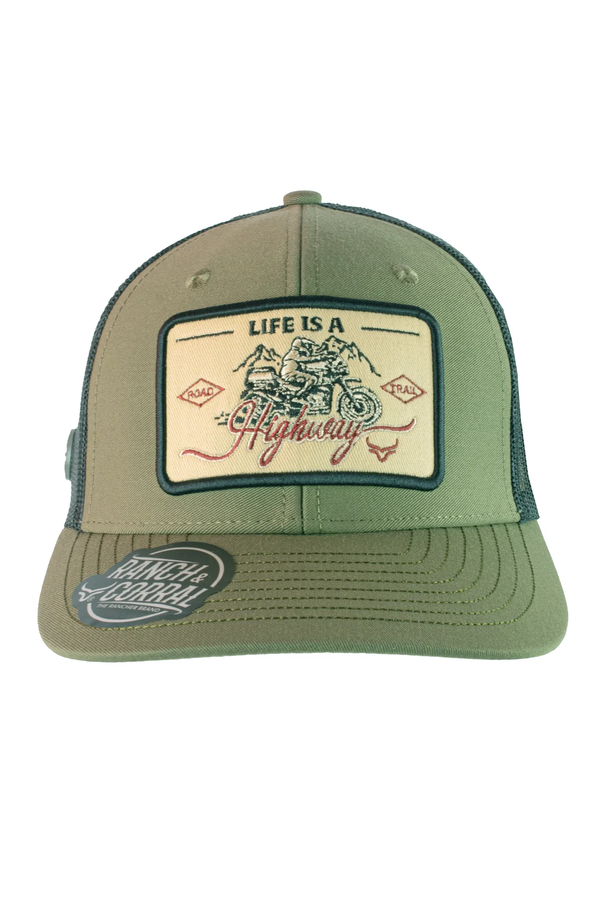 GORRA RANCH & CORRAL ALL TERRAIN BIKERS 3 MILITAR UNITALLA