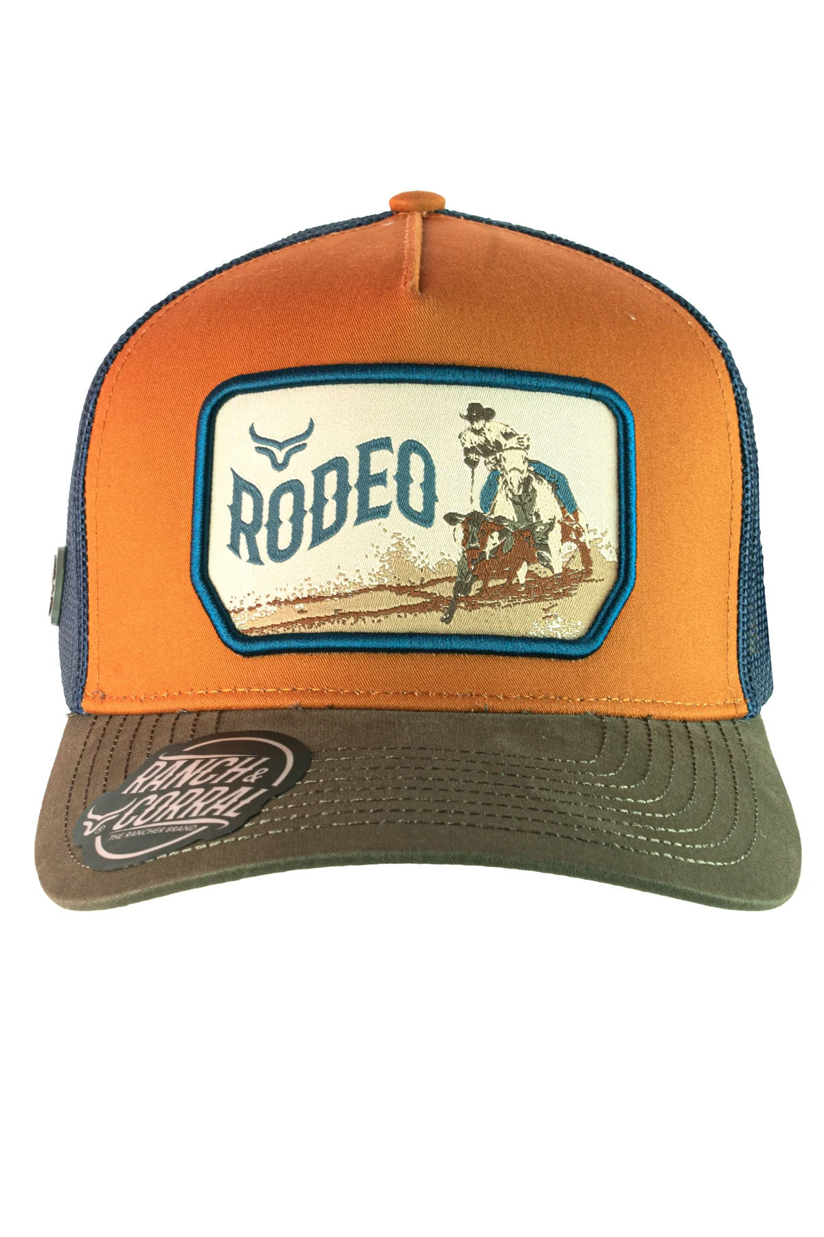Gorra Ranch & Corral Rodeo 24 Naranja Unitalla