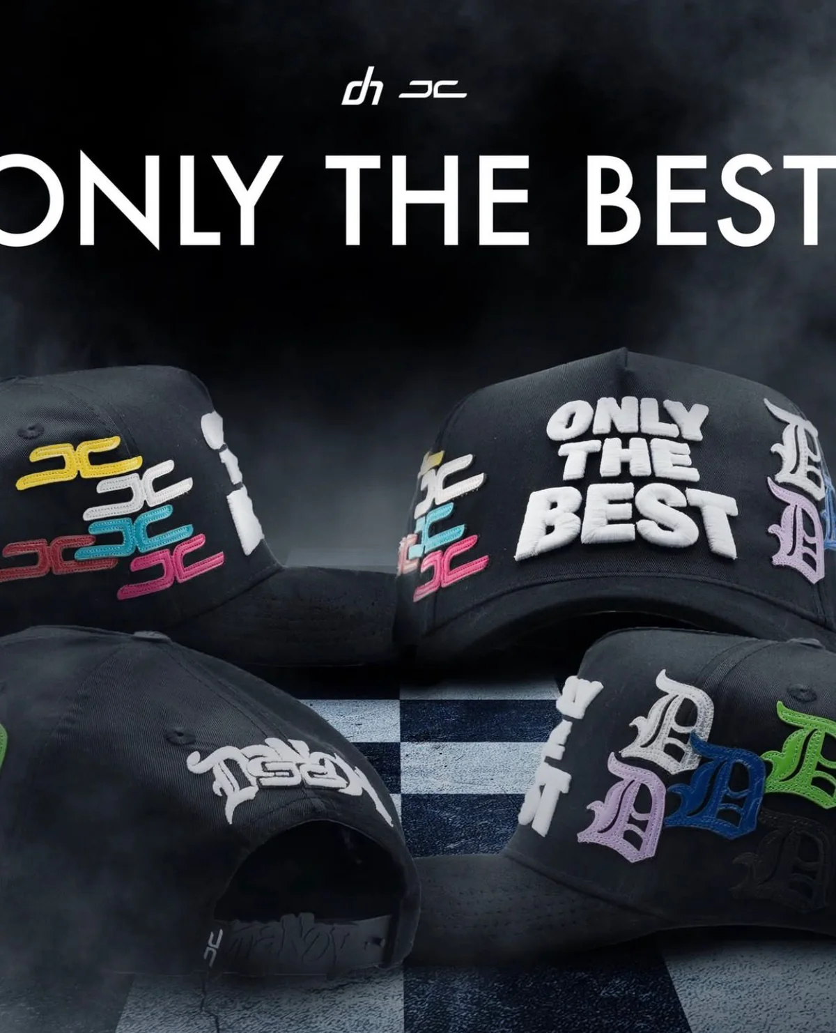 GORRA DANDY HATS X JC HATS ONLY THE BEST BLACK UNITALLA