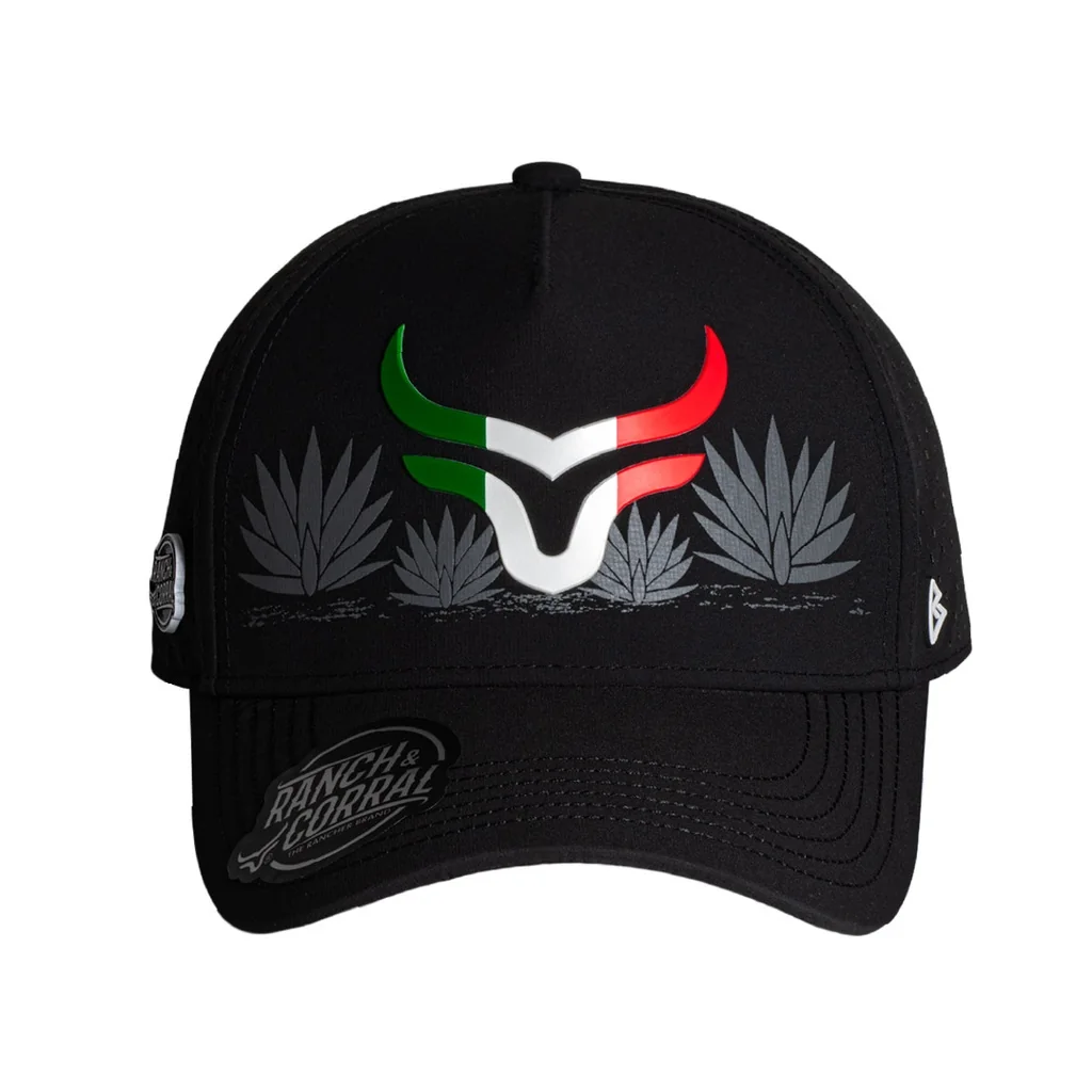 GORRA RANCH & CORRAL FUTBOLISTA MEXICO 01 NEGRA UNITALLA