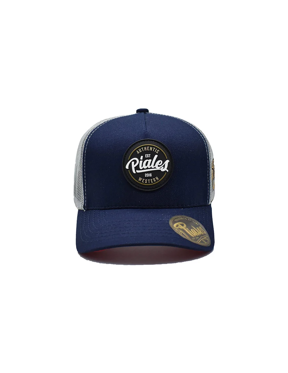 GORRA PIALES VINTAGE MARINO/ GRIS UNITALLA