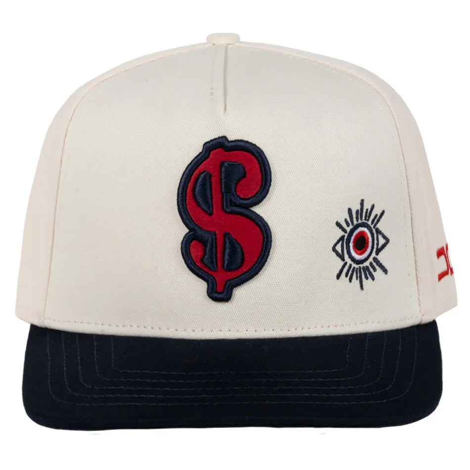 GORRA JC HATS CASH MONEY BEIGE NAVY UNITALLA