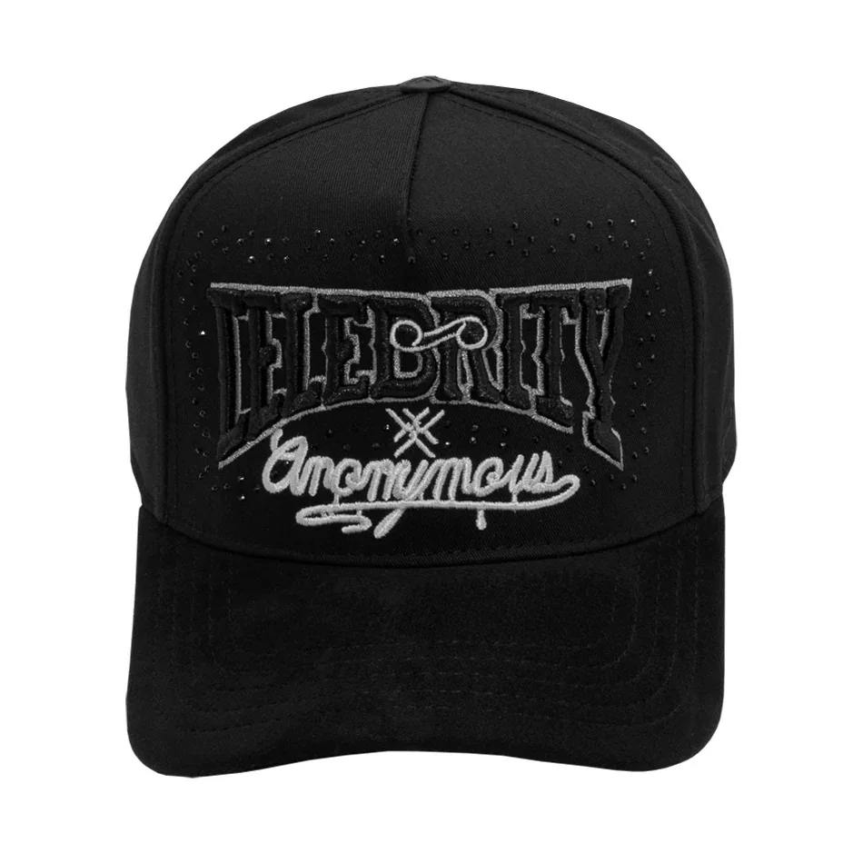 GORRA JC HATS 11° ANIVERSARIO ANONYMOUS CELEBRITY BLACK UNITALLA