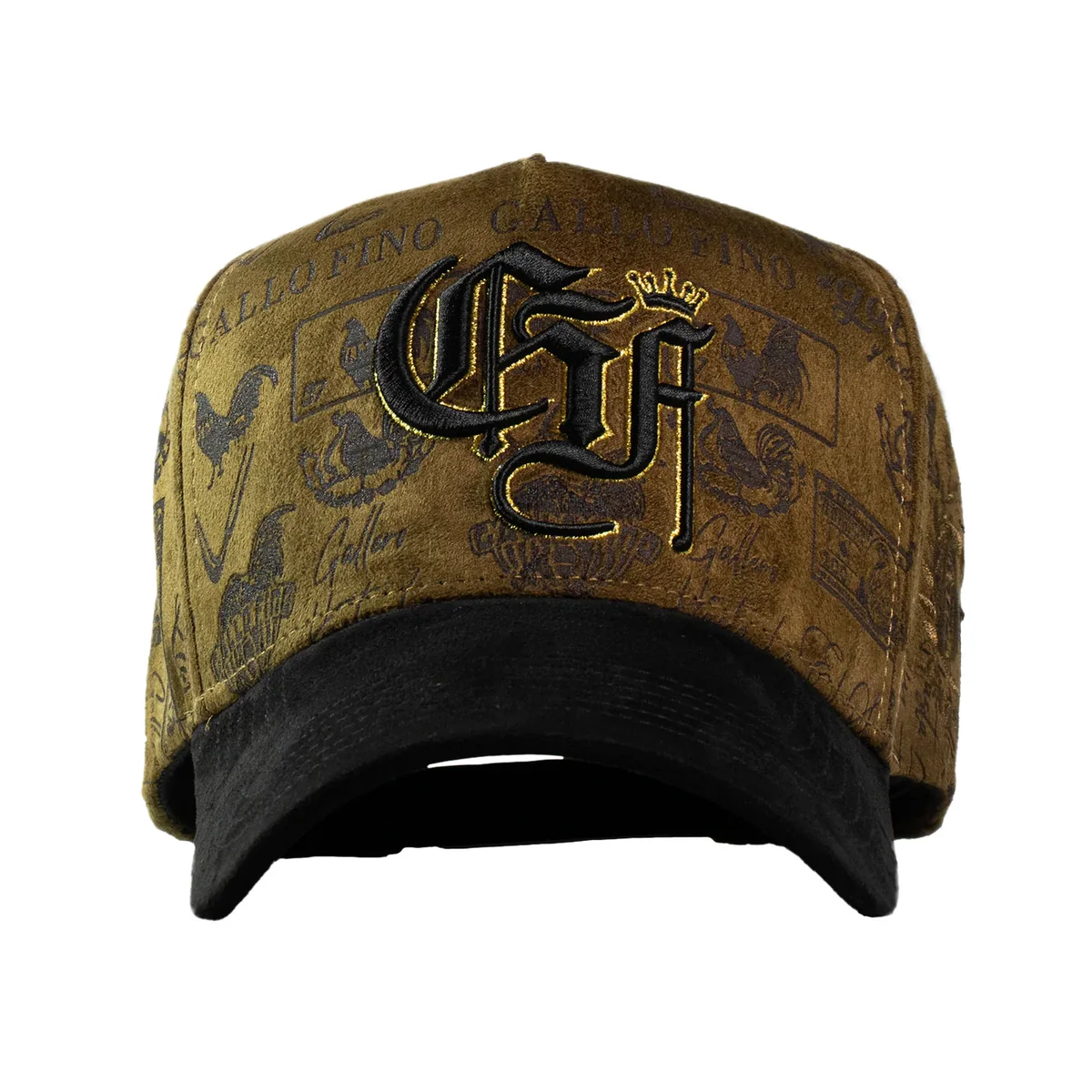 GORRA 5.7 MONOGRAM GALLO FINO FULL LASER CAFE UNITALLA